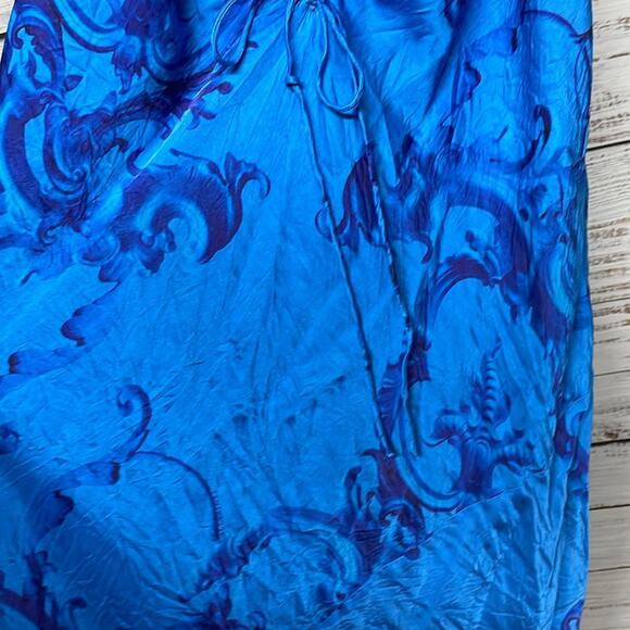 All Saints Alexia Isabella Dress Blue US 10 - Picture 6 of 11